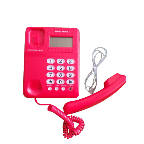 Wall Mountable Telephone Set With Caller Id