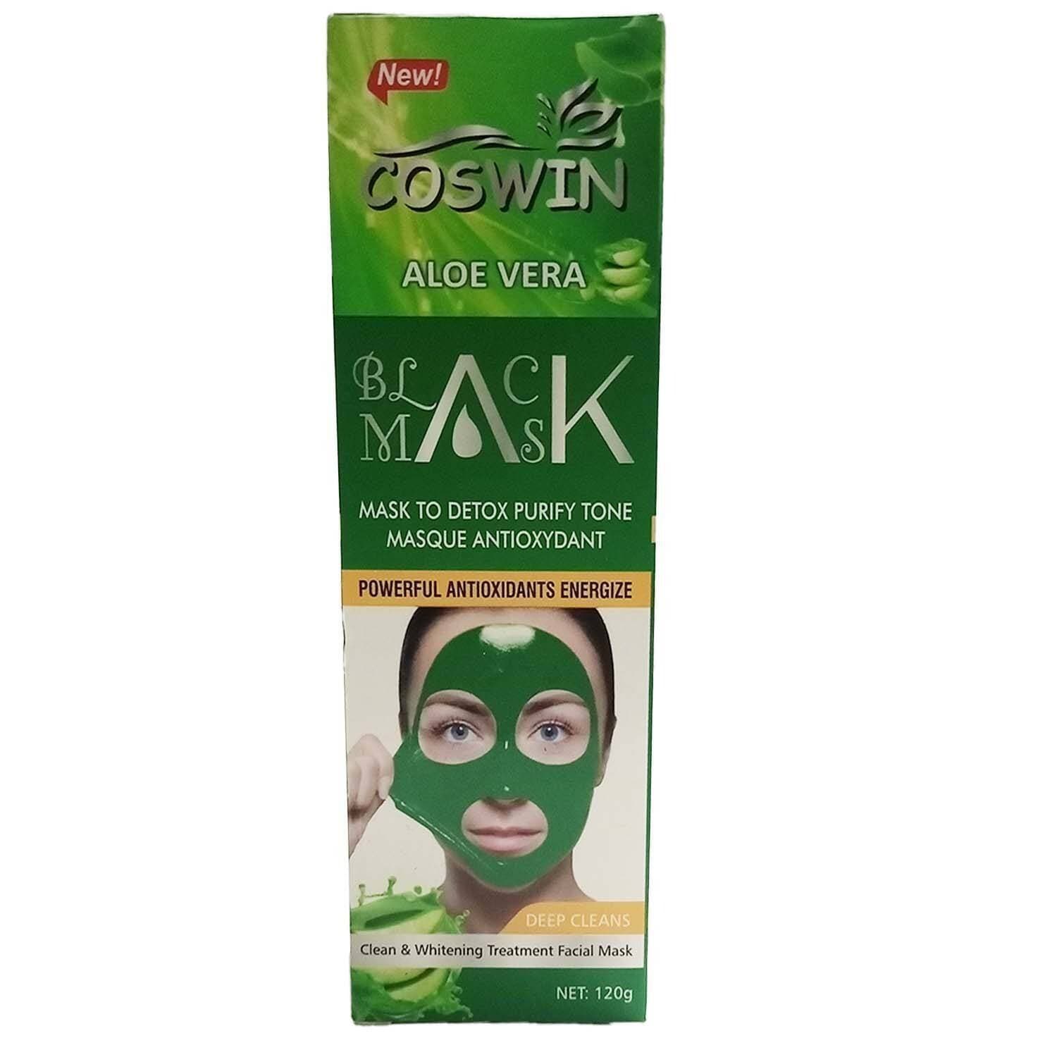COSWIN Black Aloe Vera Mask - 1-Pcs