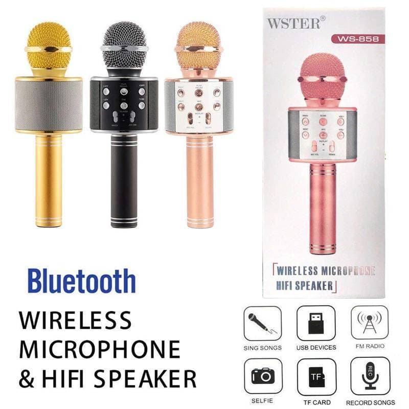 WS 858 Portable Hifi Bluetooth Microphone