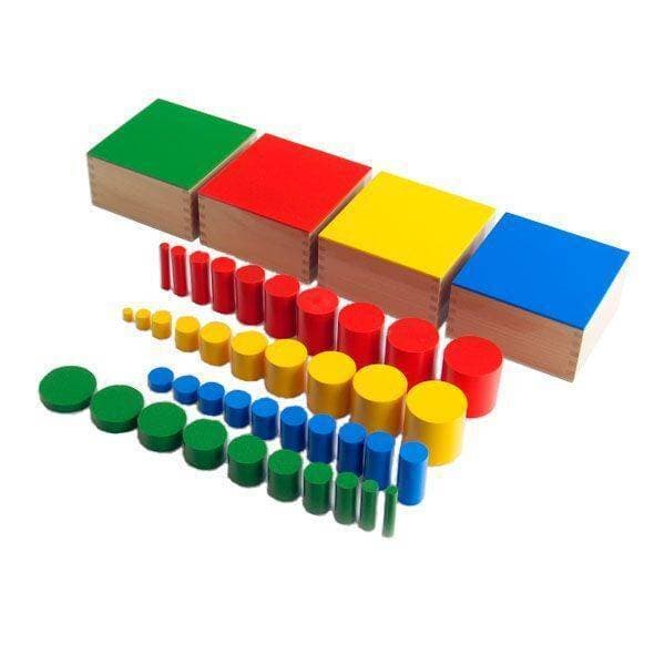 Montessori knobless cylinders (Premium Quality)