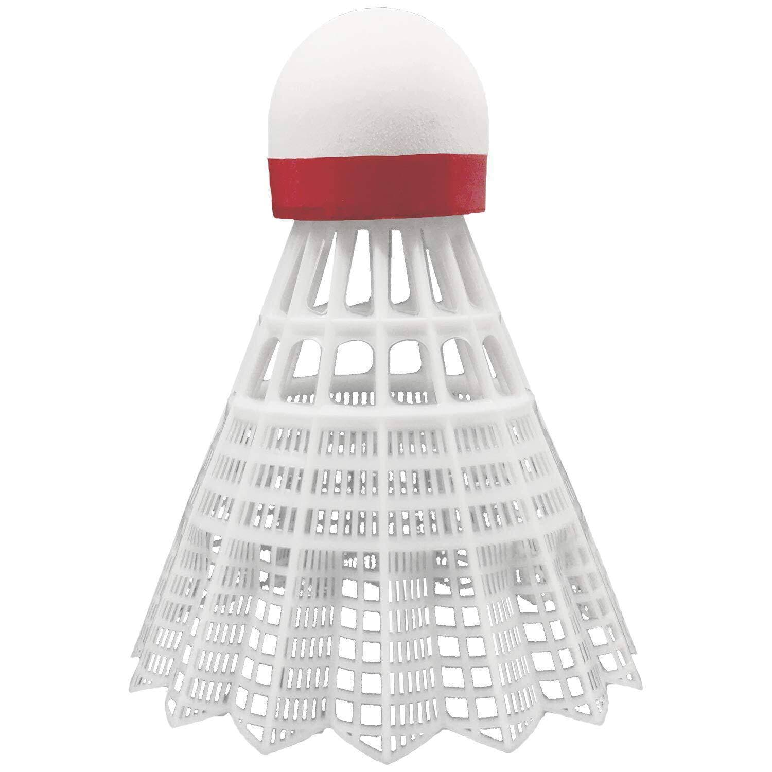 6 Pcs Hi-Qua Plastic Nylon Shuttlecocks For Badminton Champion Sports