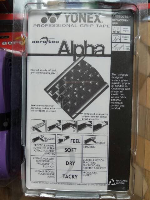 Yonex Wilson Head Anti Slip Over Trip Tape for Racket