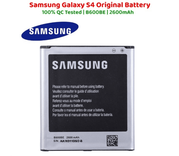 Samsung Galaxy S4 Battery Replacement B600BE with 2600mAh Capacity