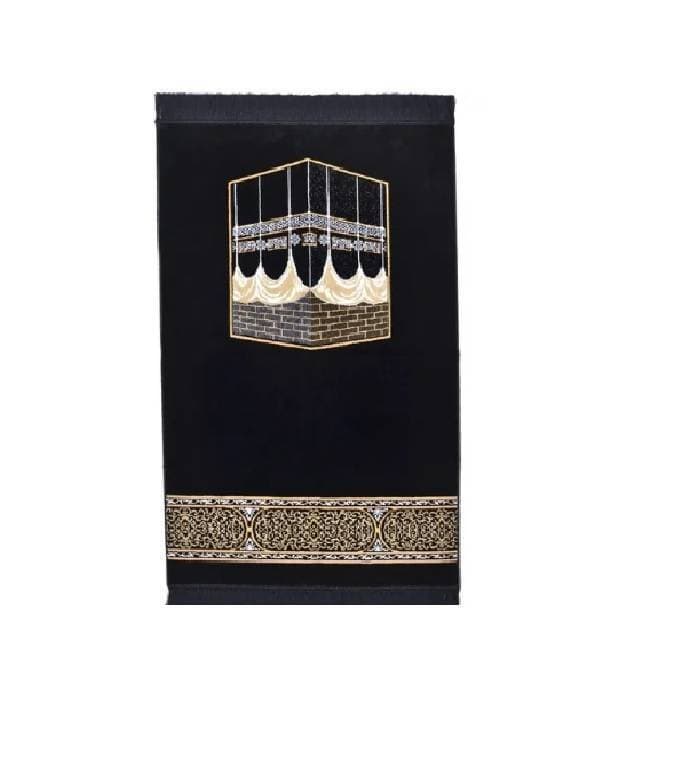 Decorated Prayer Mat Kaaba Design Jaye Namaz