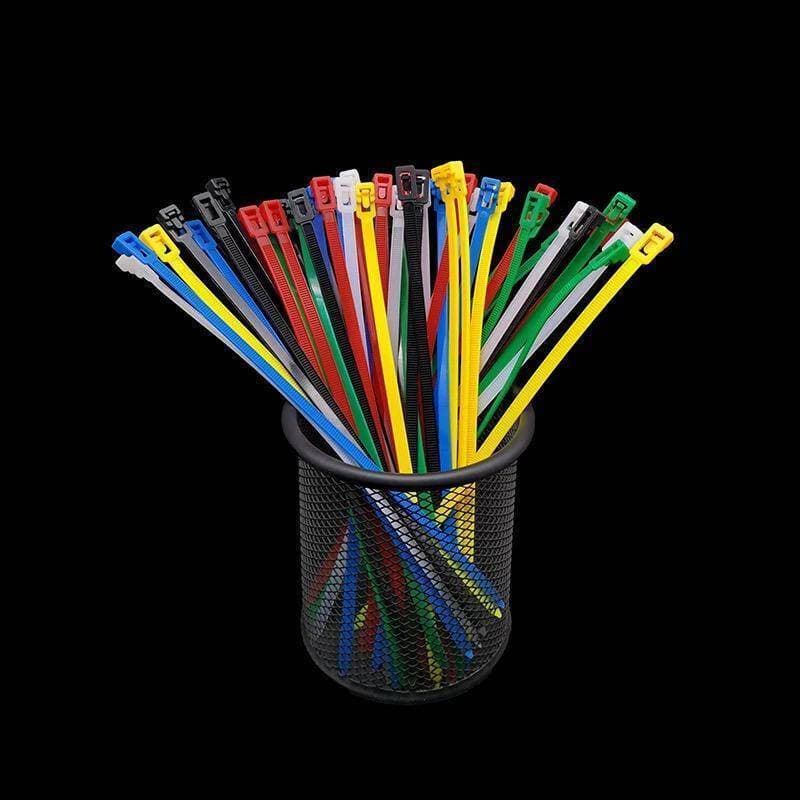 Nylon Ties Cable Imported - 100pcs MIX colour Size 4 6 8