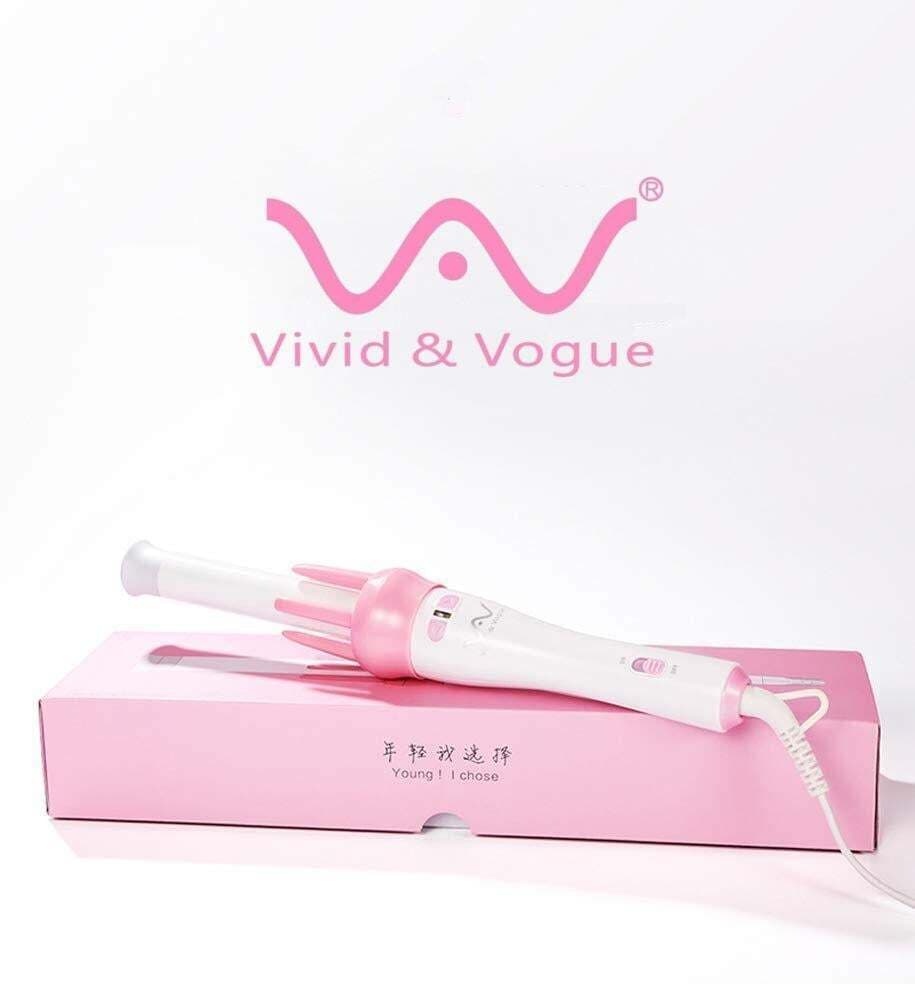 Automatic Hair Curler Spin 360° Rotating Hair Styling Roller | Auto Wavy Iron 30s Instant Ceramic Heat Wand