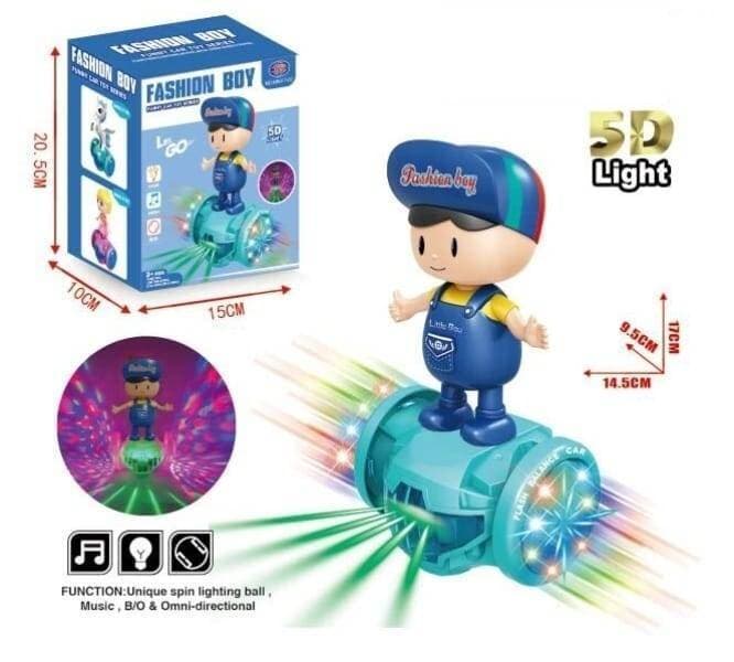 Boy Musical Dancing Spinning Boy Doll
