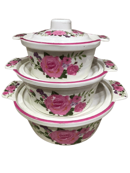 Melamine Round Serving Bowl - 3 Pcs Set