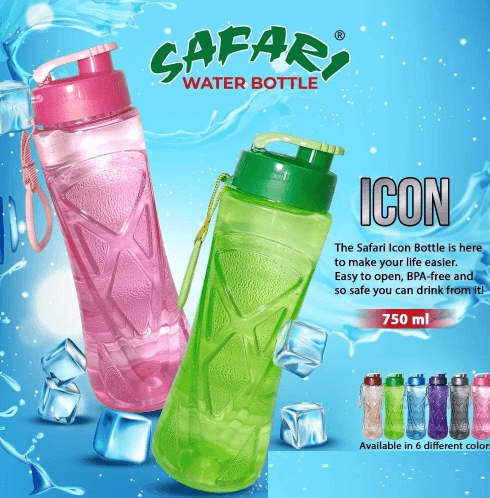 Safari Icon Water Bottle 750 Ml - 1-Piece