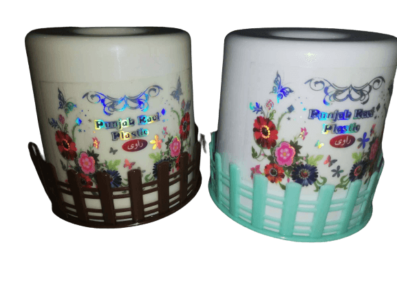 Round Tissue Roll Box - 1-Piece