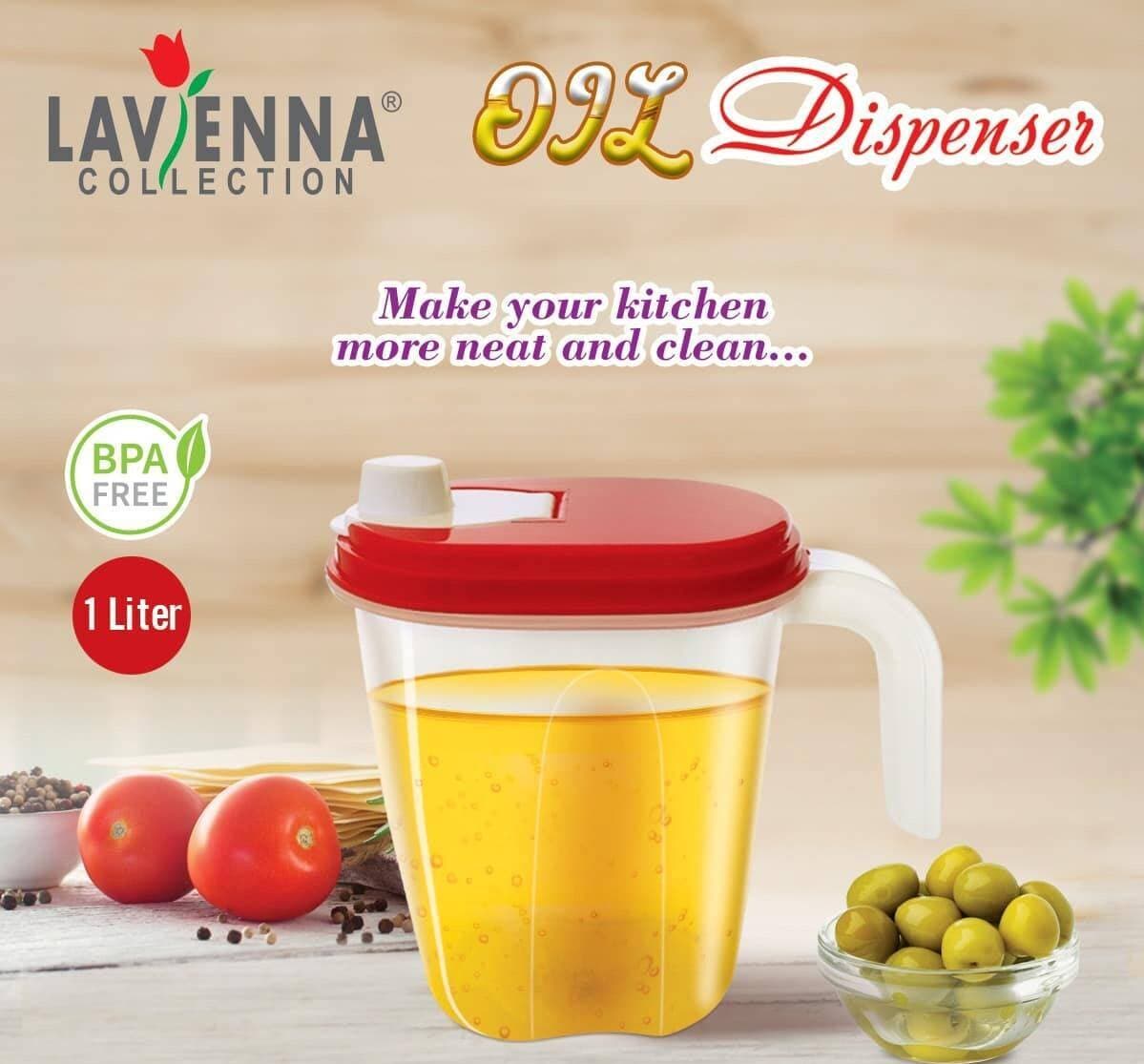 Lavenna Oil Dispenser 1 Litre Oil Jug - 1 Piece