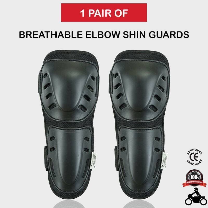 Elbow Pad Protector Armor For Motorbike Motocross Biker - 1 Pair