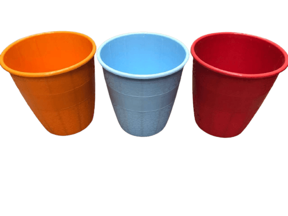 Color Textured Dust Bin - 1 Piece