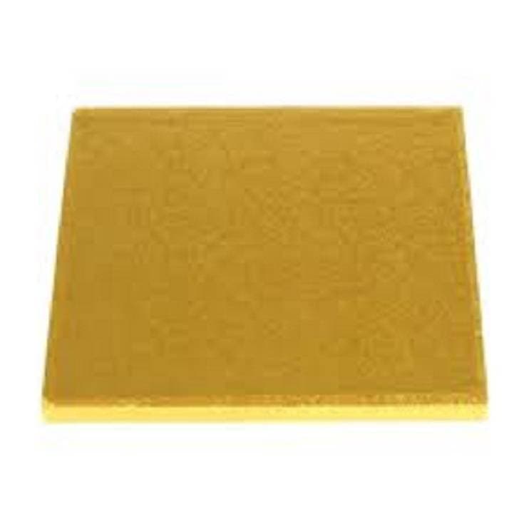 Pack Of 7 - Cake Board Square - Gold