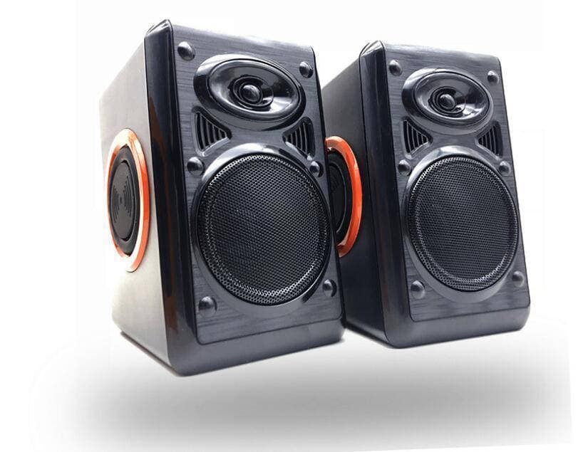 2 Portable Digital Usb Mini Stereo Wired Speakers For Laptop