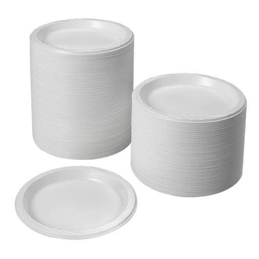 Disposable Plastic Material  Plates Big Size Food Grade Material Easy To Use 9 Inches Or 23 Cm