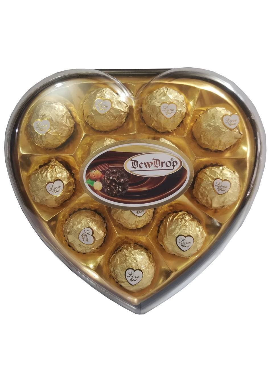Dewdrop Chocolate T12 Heart