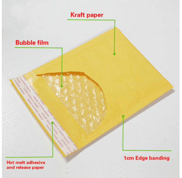 Rt06 - Kraft Bubble Mailer Good Quality Envelopes For Packaging Items