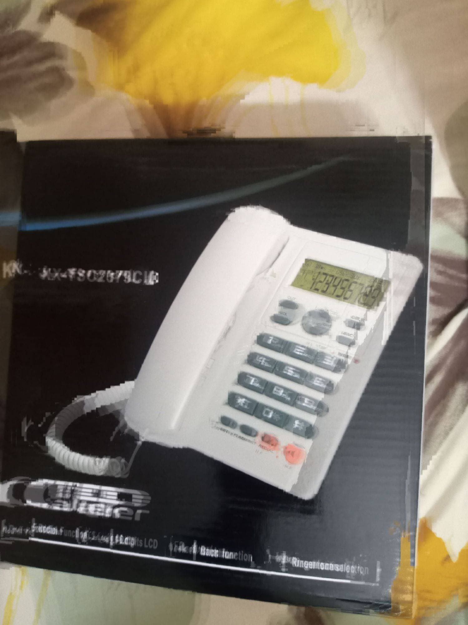 Landline Telephone Set With Caller Id- Calendar- Fsk/Dtmf System