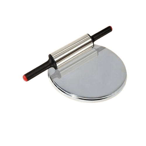 Pack Of 2 Rolling Pin And Dish Stainless Steel