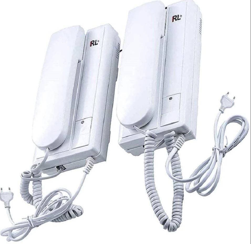 Rl-209 - Landline Phones Wall With 2 Cornets Home office House Cells And Electrical