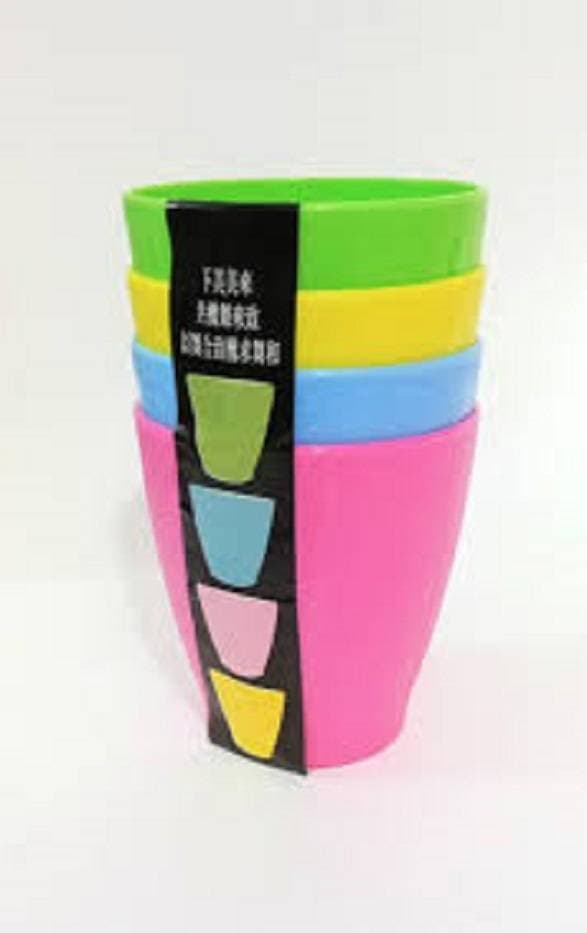 Water Glass Plastic Unbreakable Pack Of 4