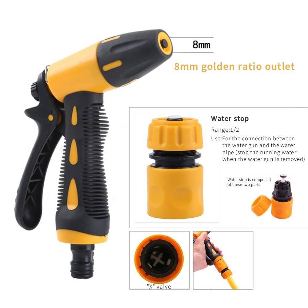 High Pressure Water Spray Gun For Car Wash Garden Water Gun Spray