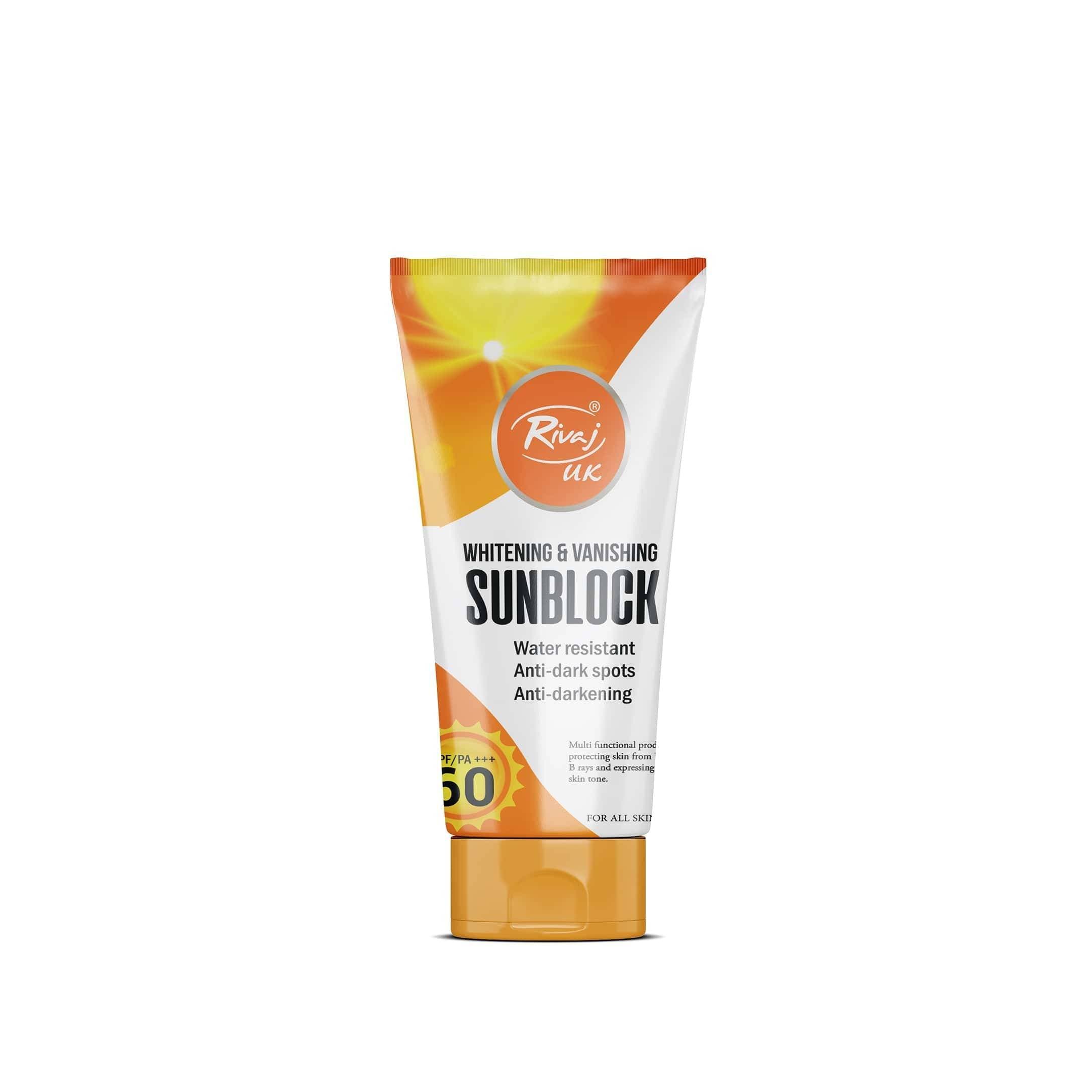 Whitening And Vanishing Sunblock Cream Spf60 (120Ml)