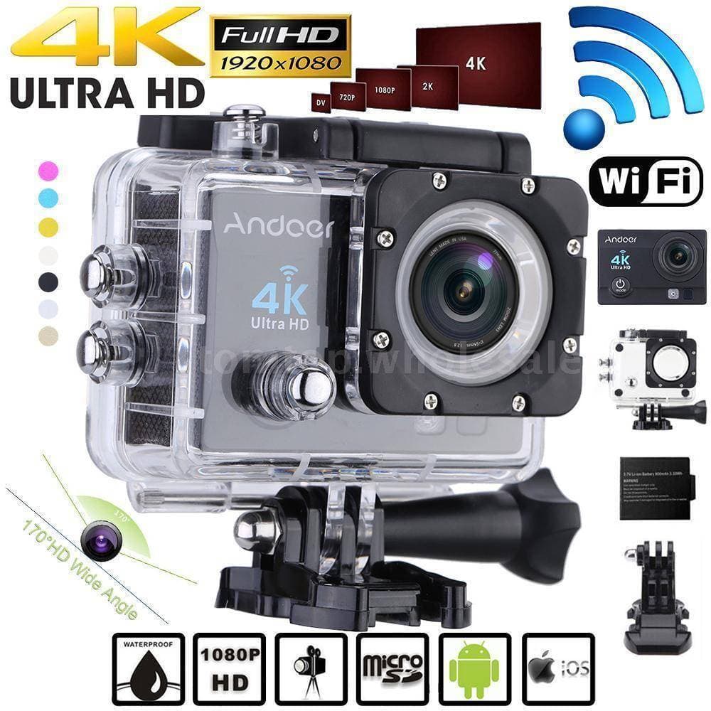 Action Sports Camera Wifi 4K