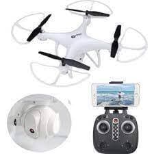 Wifi Drone Lh-X25 2.4G 4Ch 720P Fpv Camera With Led Light And 360 Camera View - White