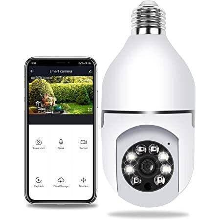Ptz Bulb Camera Colour Vision 1080P
