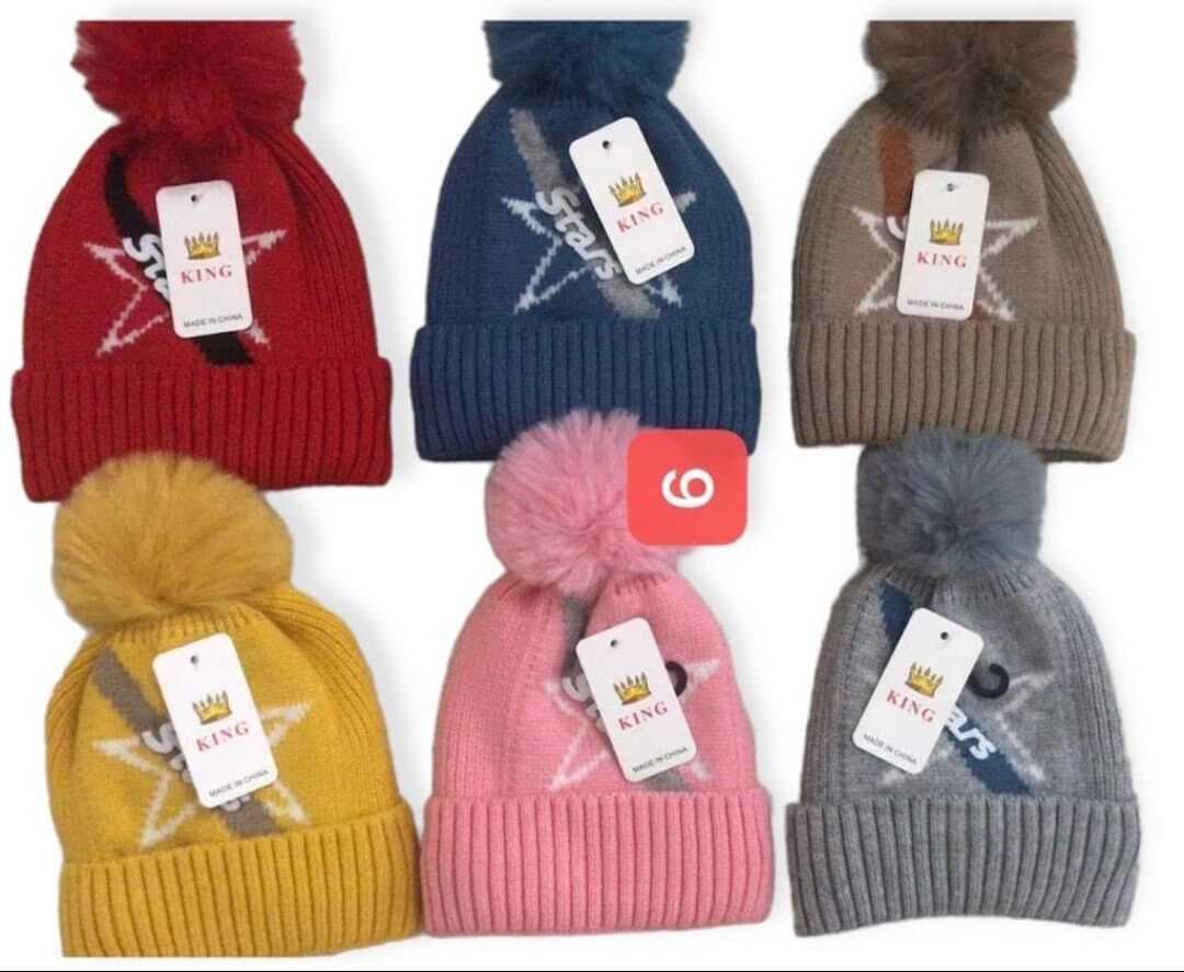 Wool Cap New Born Baby - 1-Pcs