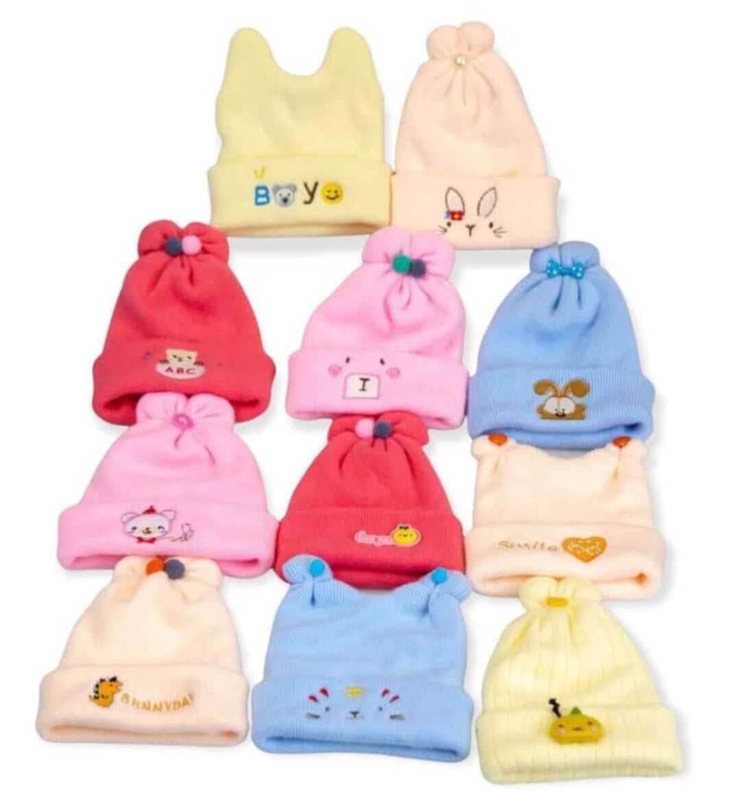 1-PCs - New Born Baby  Wool Cap