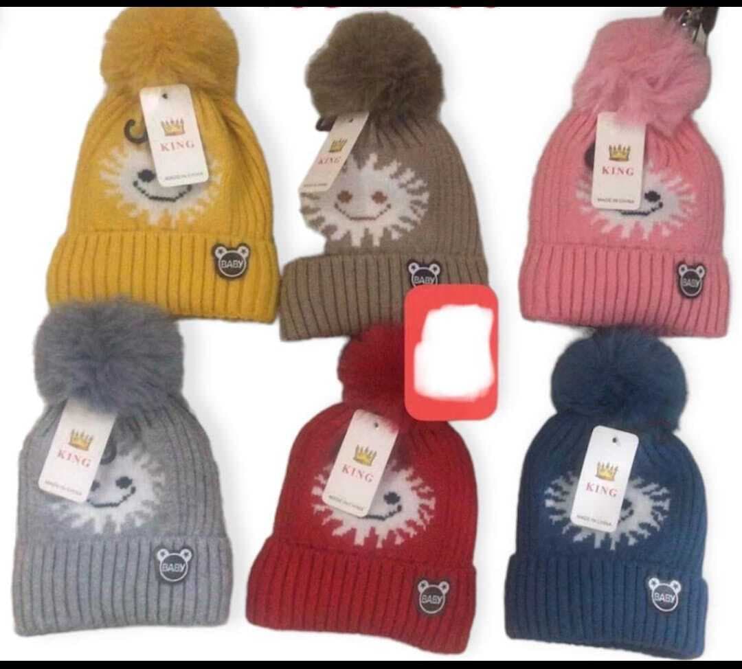 New Born Baby Wool Cap - 1-Pcs