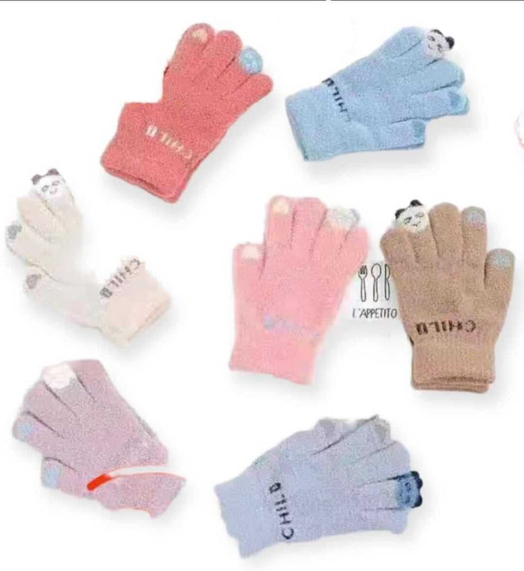 New Born Baby Wool Gloves - 1-Set