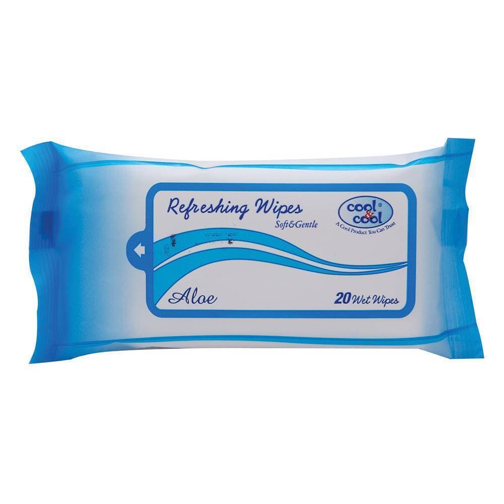 Refreshing Wipes Soft & Gentle Aloe 20'S