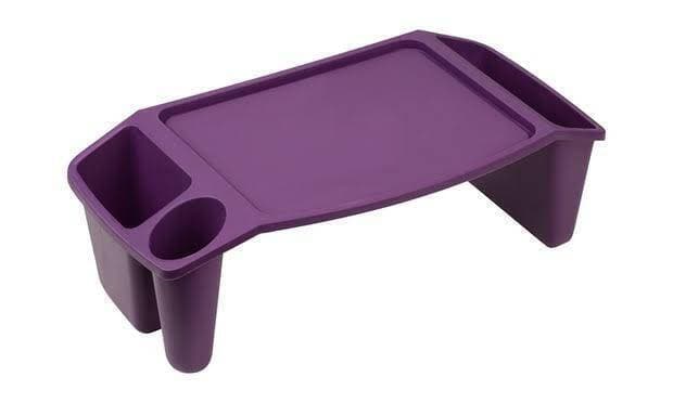Universal Study Table Laptop Stand Storage Desktop Table - Purple