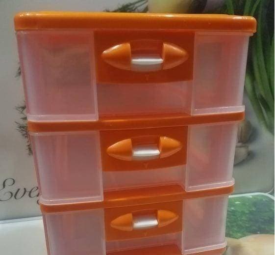 Jewellery Box Multipurpose Storage Box 3 Tier Drawers