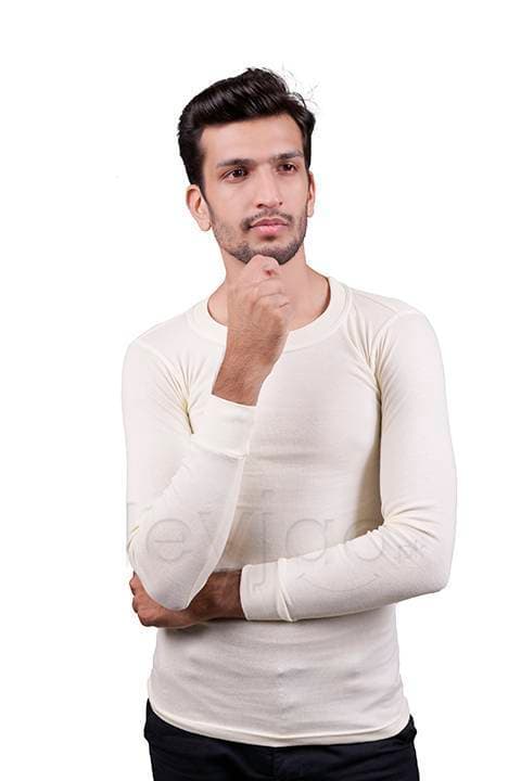 Winter Inner Wear Shirt For Adults - Off White