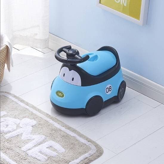 Car Style Boys Girls Baby Toilet Seat Comfort Children - Blue