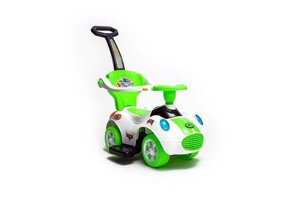 Kids Baby Mini Stroller Smart Car High Decorated Push Car Kids Ride Car - Green