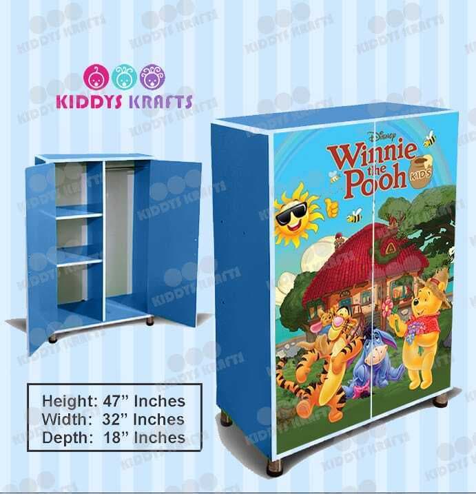 Kids Kraft Kids Cupboard Almari - Winnie the Pooh