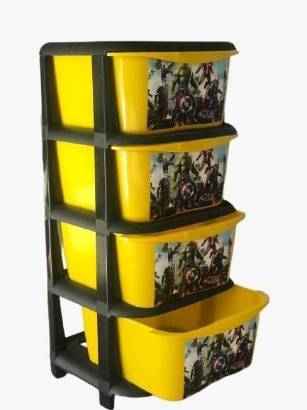 Multi Purpose 4 Layers Kids Storage Drawers