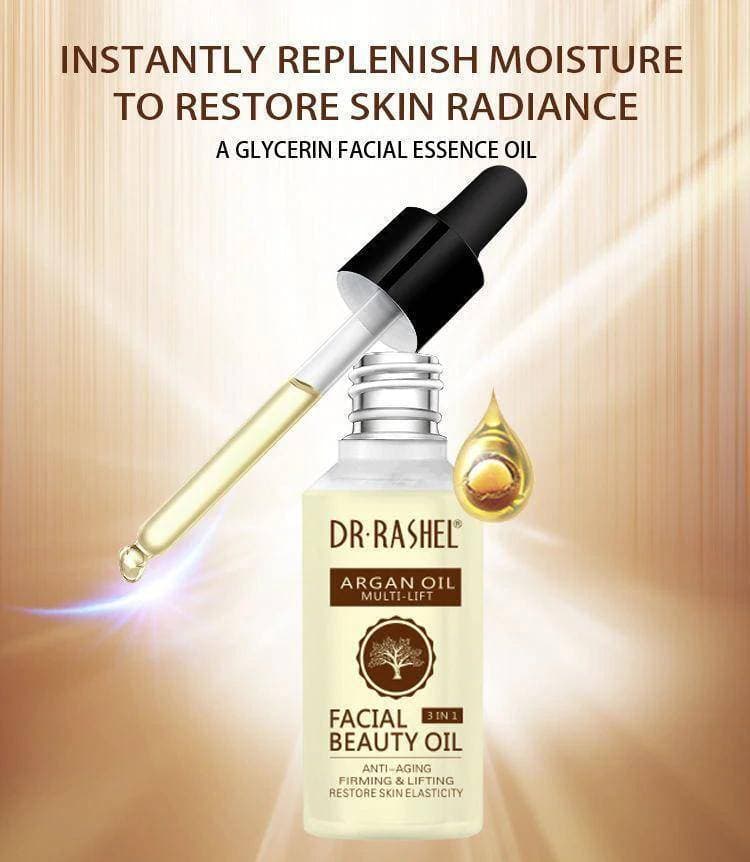 Amino Acid Collagen Firming and Lifting Anti Aging Anti Wrinkle Argan Oil Facial Beauty Oil