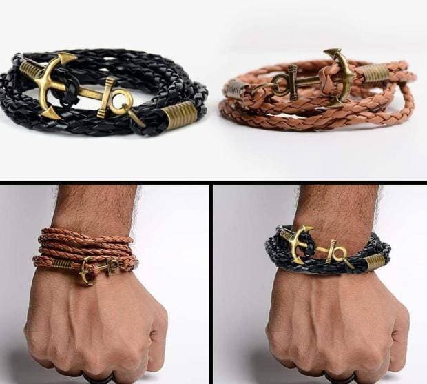 Classy And Sophisticated Vintage Rusty Handmade Bracelet For Man Boys Punk Wrist Hand Bands Trends 2019 - 1 Piece