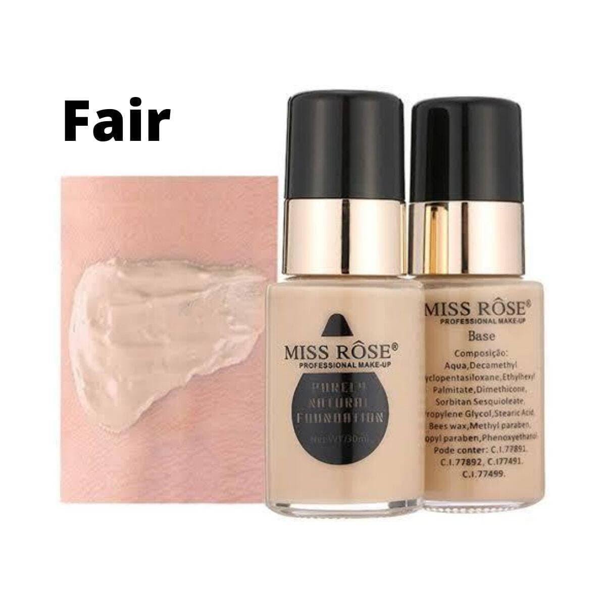 Miss Rose - Purely Natural Liquid Foundation Fair