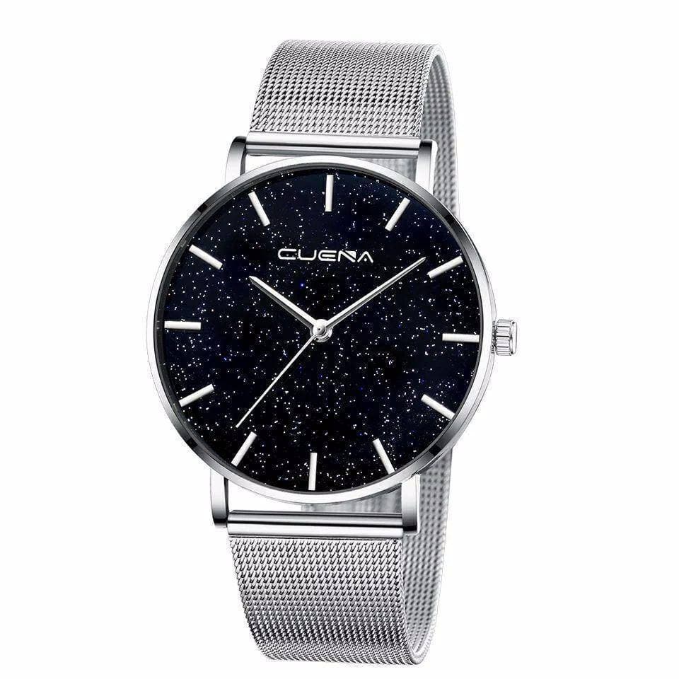 Magnet Watches Ladies Watch Starry Sky Diamond Dial Women Bracelet Watches Magnetic Stainless Steel