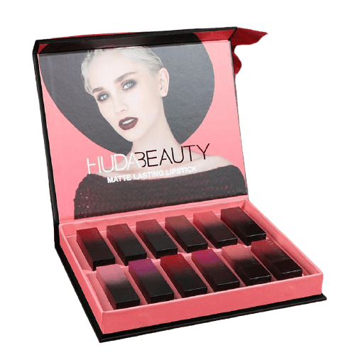 Huda Beauty Original Matte Lipstick Box - Pack Of 12