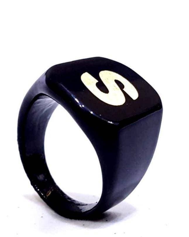 Punk Metal Rings For Men - Black
