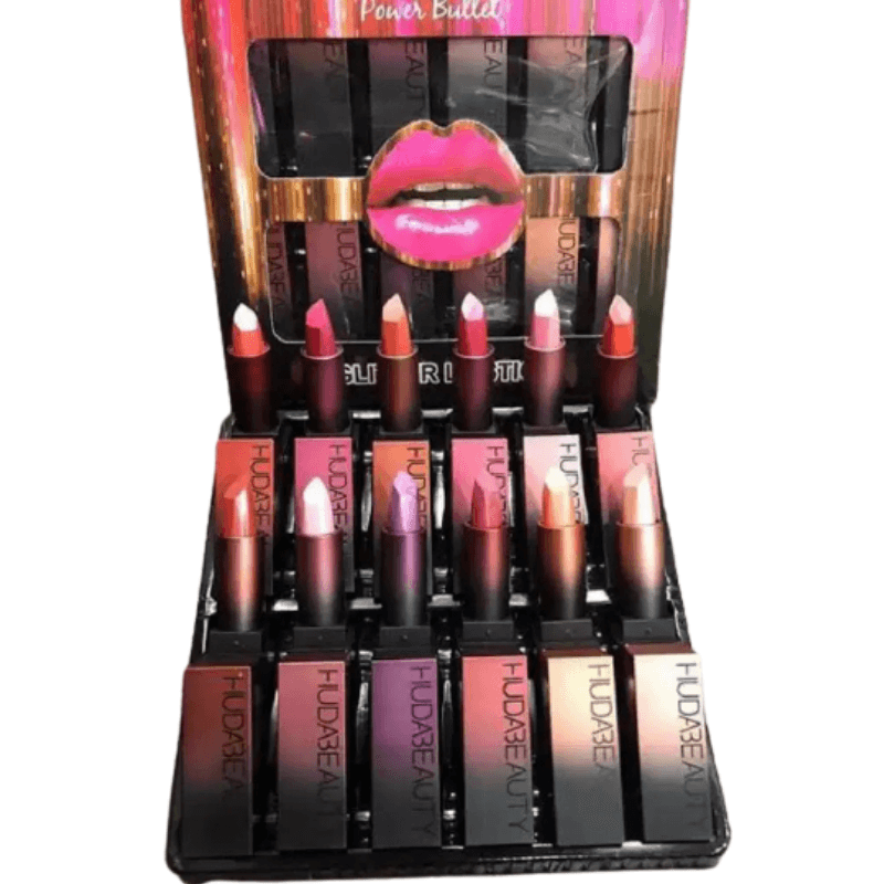 Huda Beauty - Pack Of 12 Matte Lipstick Box